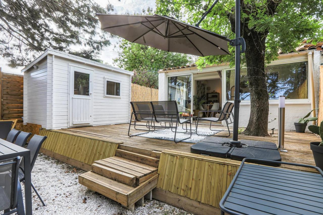 * Casa Faustine *, Grande Terrasse, Piscines Apartment Gassin Bagian luar foto