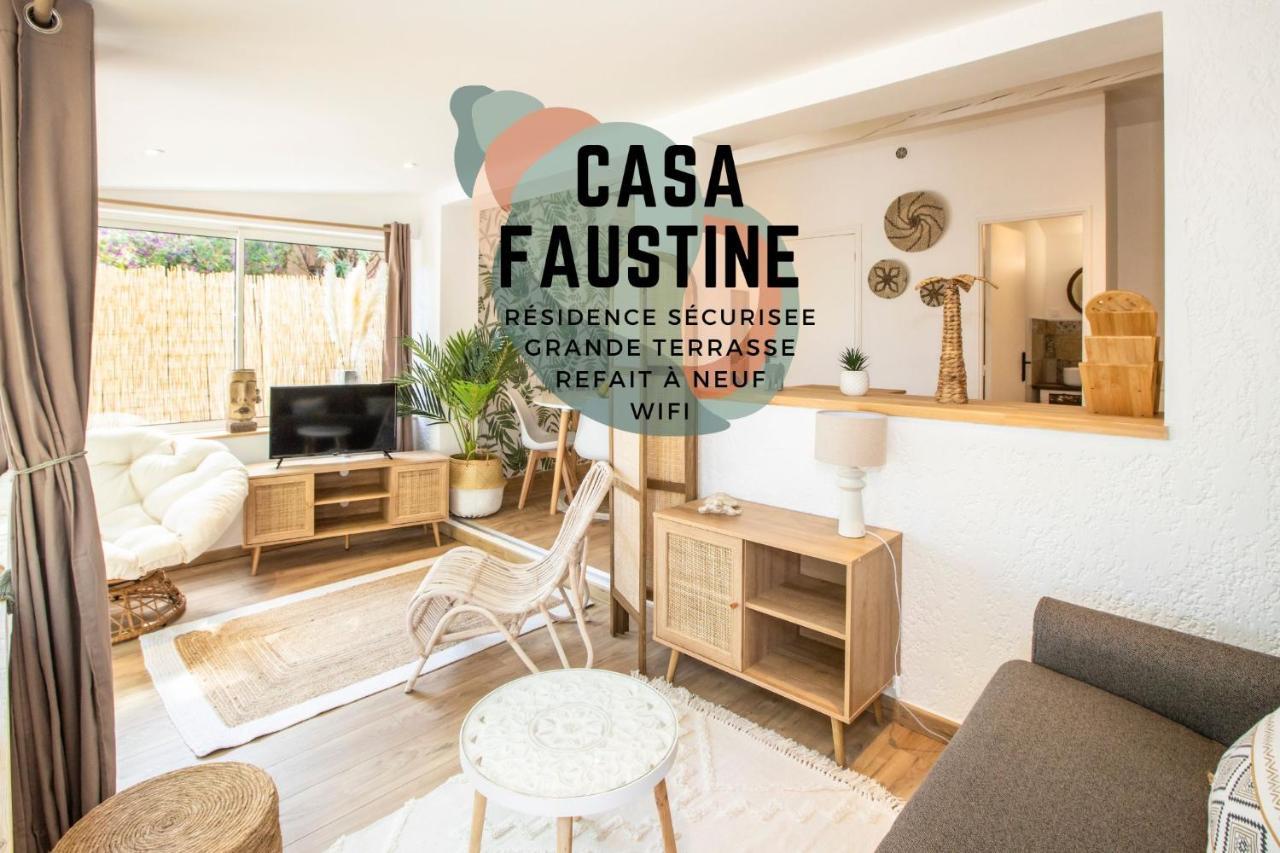 * Casa Faustine *, Grande Terrasse, Piscines Apartment Gassin Bagian luar foto